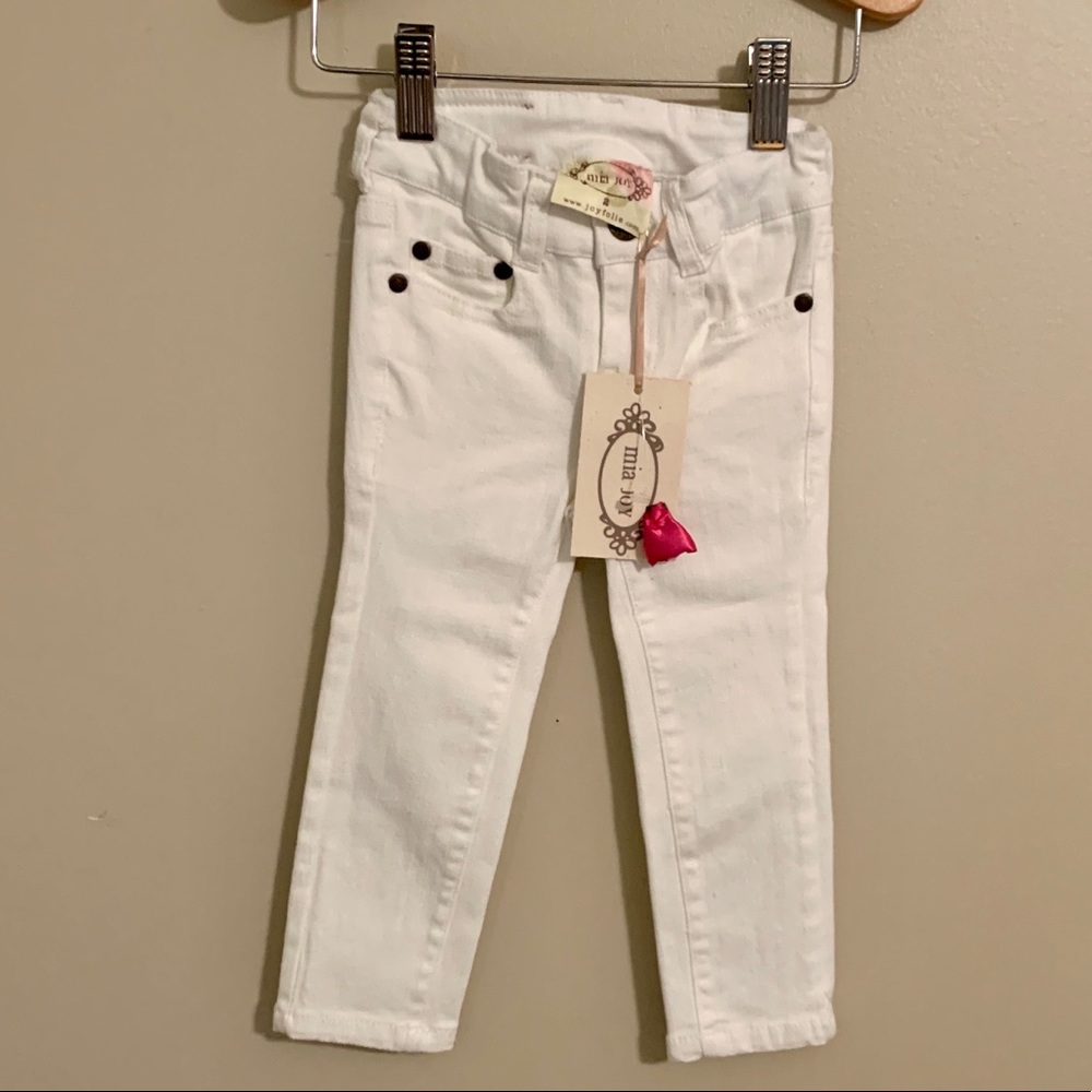 Joyfolie... Girl’s New Size-2, 10 & 12 White Jeans